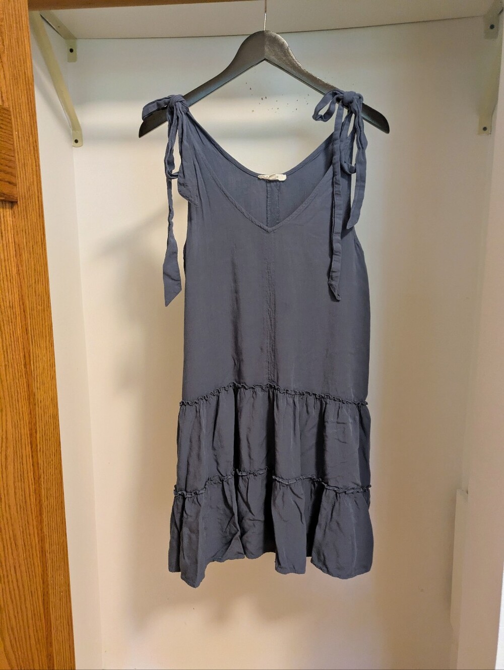Splendid Women’s Carolina Tie Dress Blue Size Medium